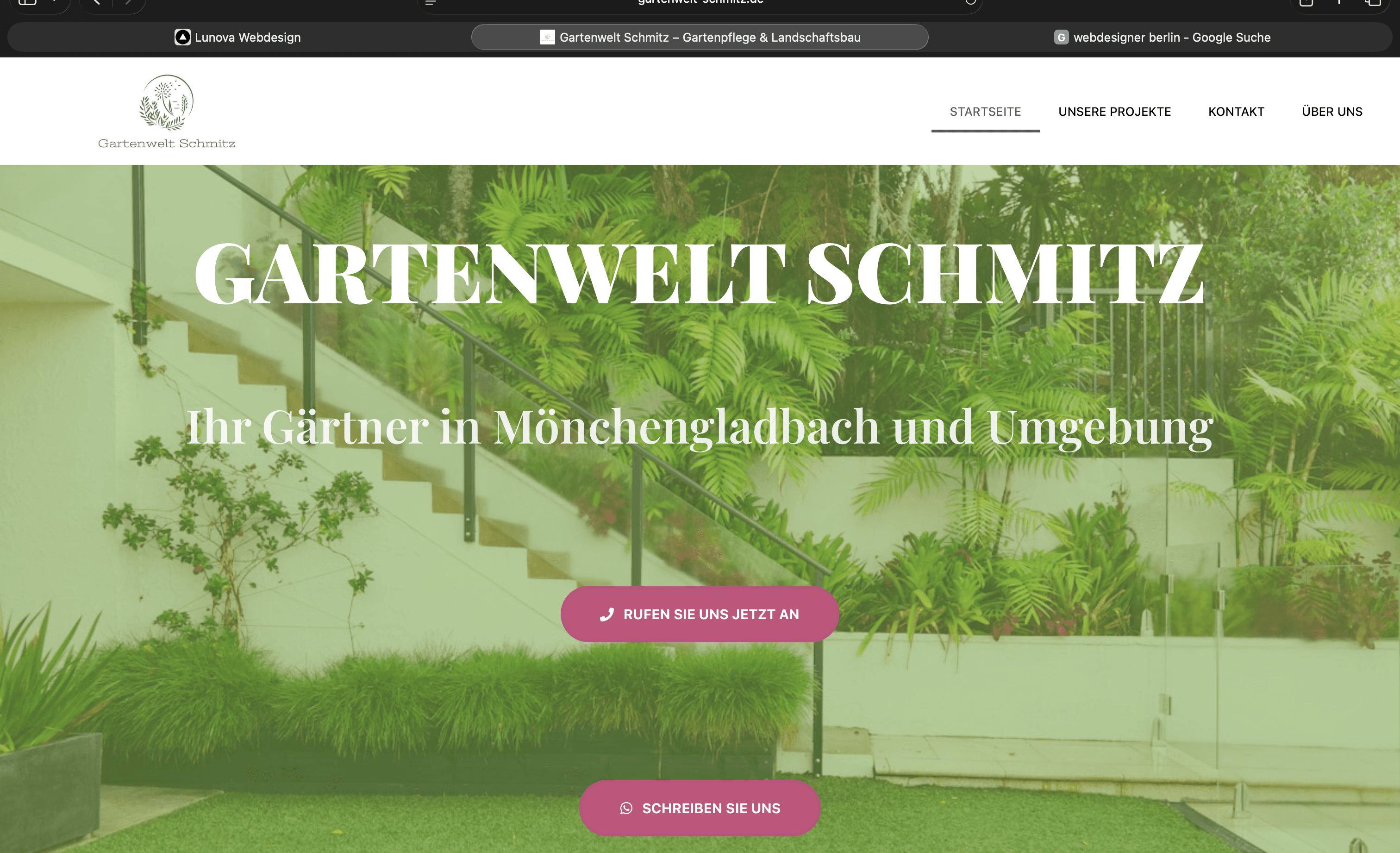 Hero-Screenshot Gartenwelt Schmitz